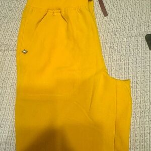 Women's Emergency Yellow High Waisted Pants